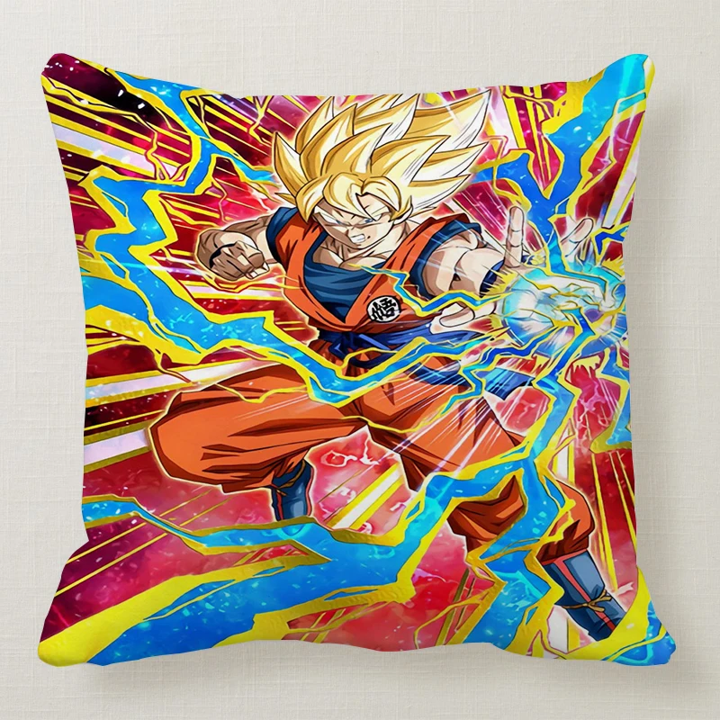 Домашний декор, чехол для подушки Dragon Ball Z, чехол для подушки с рисунком Kissen Goku, Супер Saiyan, чехол для дивана - Цвет: 5