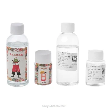 

1Set Clear Casting Epoxy Resin High Adhesive 3:1 AB Crystal Resin Jewelry Making Dropshipping