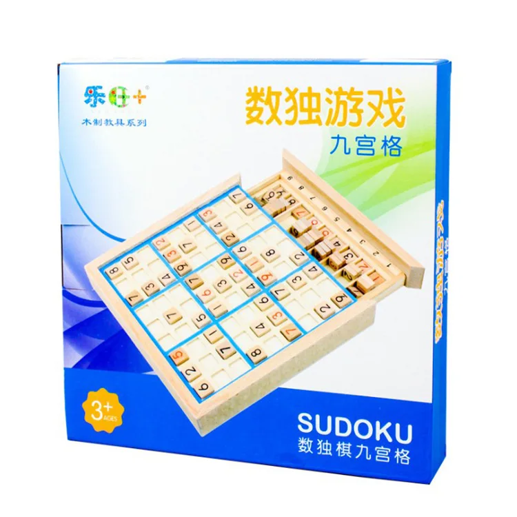 Деревянная игра Sudoku шахматы ящик-Sudoku shu du qi детская развивающая игрушка настольная игра с базой данных вопросов