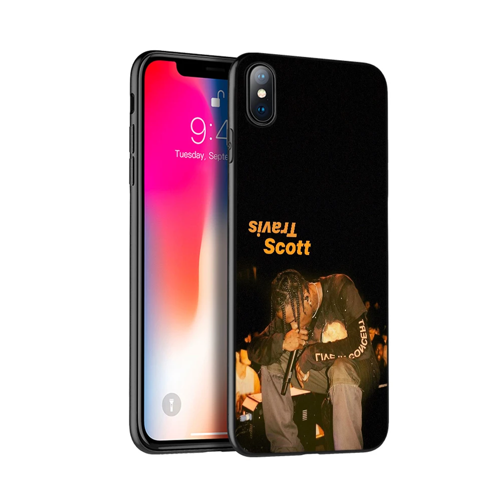 Черный чехол ТПУ для iphone 5 5s se 6 6s 7 8 plus x 10 чехол силиконовый чехол для iphone XR XS 11 pro MAX чехол Трэвиса Скотта astroworld - Цвет: 50013