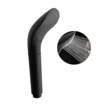 Household Hand Held shower head Filter Water saving Sprinkler pressurized bath hotel shower head black For bathroom accessories