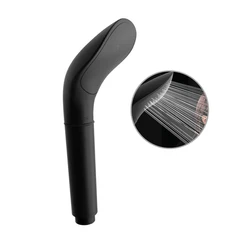 Household Hand Held shower head Filter Water saving Sprinkler pressurized bath hotel shower head black For bathroom accessories