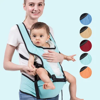 

Wrap Front Baby Carrier Ergonomic Baby Carrier Kangaroo Baby Sling Infant Kid Baby Hipseat Facing for Travel 0-36Months