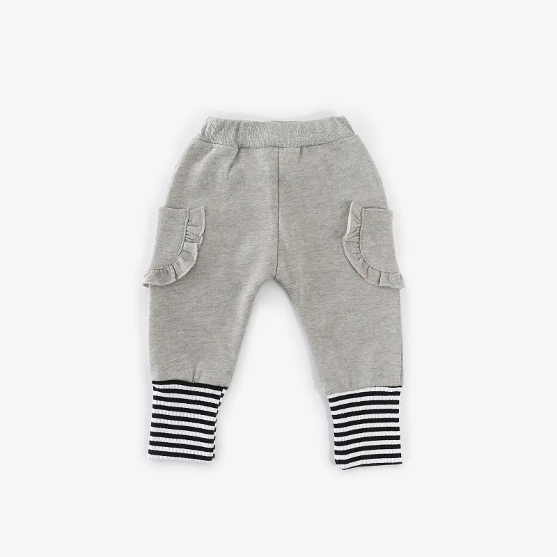 

2018 New Style Korean-style Crawler Autumn Sports Pocket Fashion Crawler Sub-Harem Elasticity Legs Pull Crotch