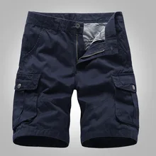 Мужские летние мульти-мешок шорты мешковатые Большие размеры Мужские Повседневные Средние брюки карго мужские по колено брюки