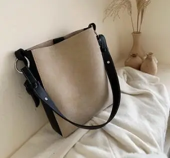 kaqi Модная искусственная кожа женская сумка большая женская составная сумка через плечо в винтажном стиле сумки; набор новых f-56856 - Цвет: kaqi