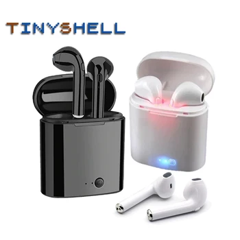 

i7 i7s Tws Bluetooth Earphones Wireless Earbuds Sports Handsfree Earphone Headset with Charging Box for smart phone