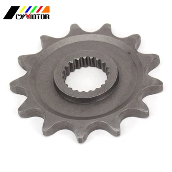 Передняя Звездочка для цепи двигателя 13T, 14T, для HONDA CR125R, CRF250R, CRF250X, CR, CRF 125, 250, R, X 04, 05, 06, 07, 08, 09, 10, 11, 12, 13, 14, 15-17