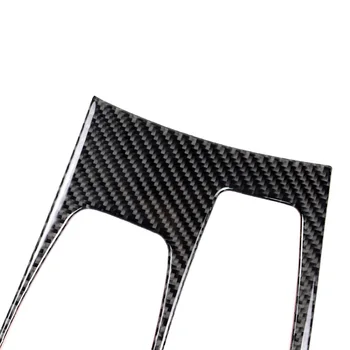 

Interior Gear Shift Panel Decal Carbon Fiber Box Cover Wear-resistant Black