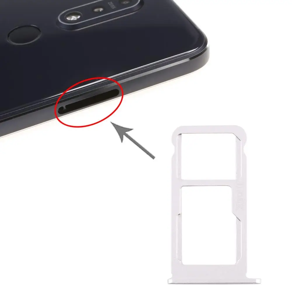 Лоток для sim-карт+ лоток для sim-карт/лоток для карт памяти Micro SD для Nokia 7,1/TA-1100 TA-1096 TA-1095 TA-1085 TA-1097 TA