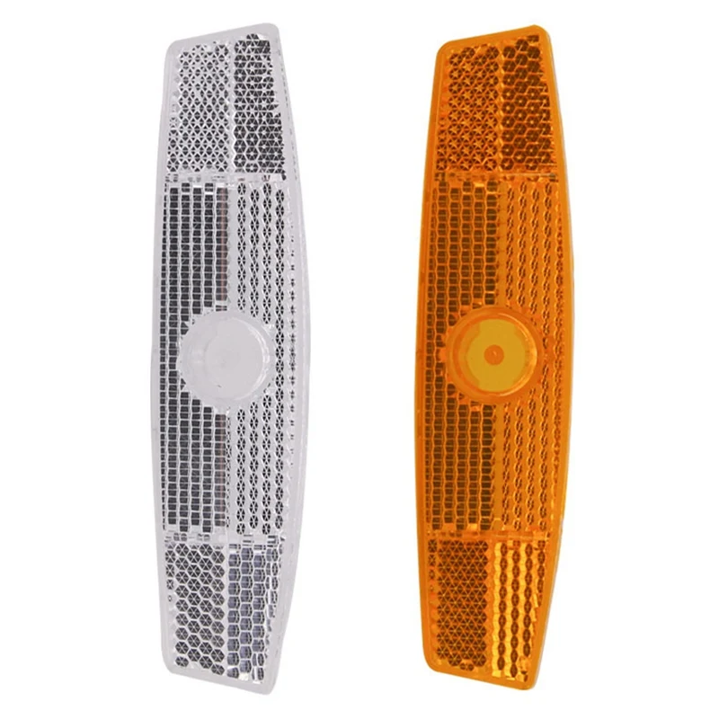 4pcs/set Bike Bicycle Spoke Reflector Safety Warning Light Safety Wheel Rim Reflective Lamp Mount Vintage Clip Tube Reflector