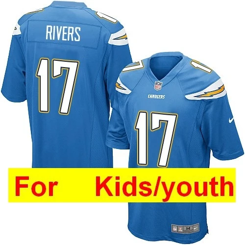 Хаки Молодежная футбольная форма в Лос-анжелесском стиле Joey Bosa LaDainian Tomlinson Philip Rocks Keenan Allen Melvin Gordon - Цвет: Хаки