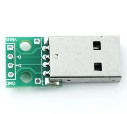 

USB2.0 Male to 4P DIP switch DIP adapter board module USB adapter plate wholesale USB-0