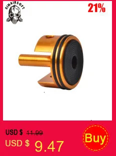 SHS CNC алюминиевое уплотнительное кольцо резиновая накладка Тип головка цилиндра подходит AEG страйкбол Ver.2/3 коробка передач для охоты Пейнтбол Стрельба аксессуары