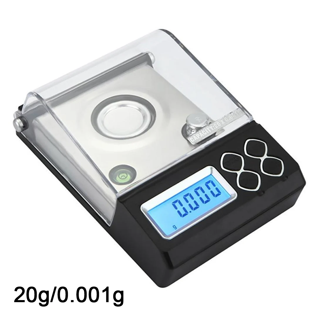 20/50 г/100g x 0,001g зарядка через usb весы для драгоценных камней, выполненные из ЖК-дисплей цифровые карманные прецизионные электронные весы лекарственные лабораторные весы весят - Цвет: JJ11329 20g 0.001g