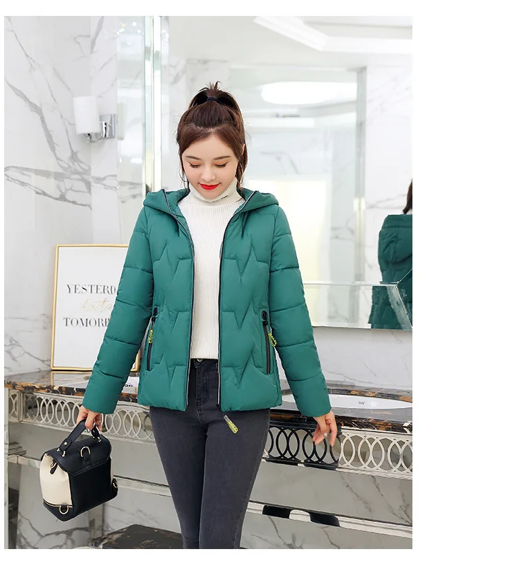 Abrigos Mujer Invierno Short Winter Jacket Women Fur Cotton Padded Jacket Female Parka Womens Jacket Winter Coat for Woman
