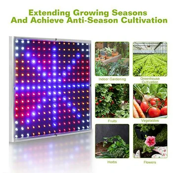 

LED Grow Light Grow Light 225 LED Lamps Plant Flower Greenhouses Hydroponic Indoor Plant Lamp For Indoor Gardening Growing Tents