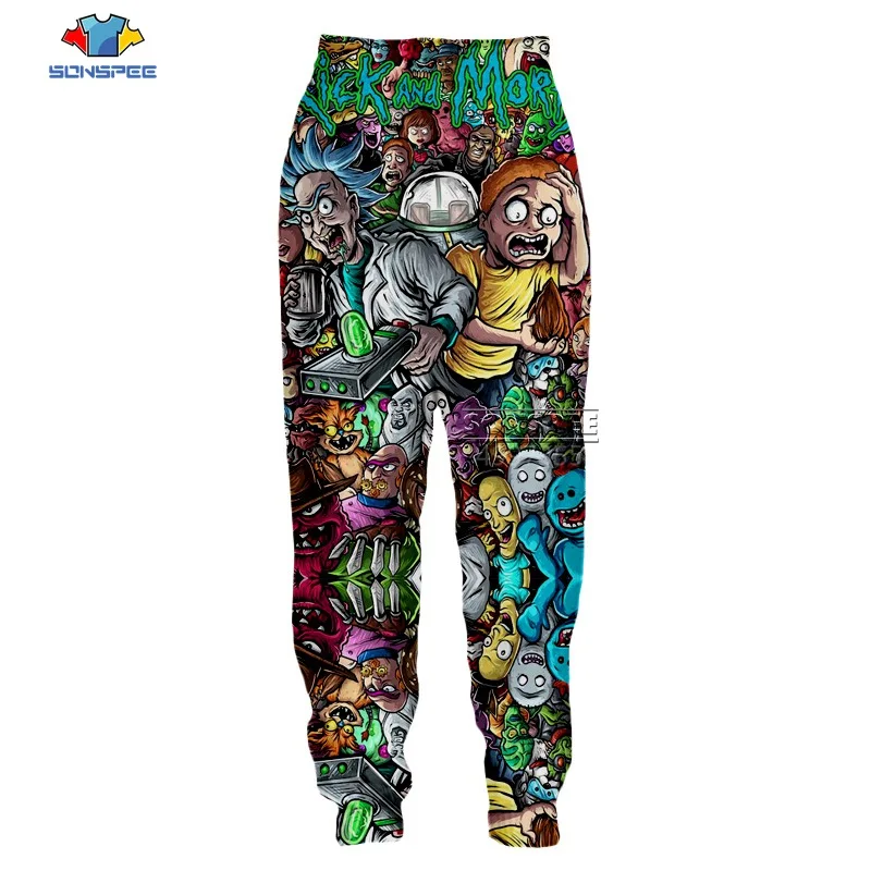 7 SONSPEE Crazy Rick marty Harajuku/Одежда для взрослых и детей с 3D принтом, толстовки, футболки, жилетки, штаны, куртки для женщин и мужчин D88 - Цвет: 7