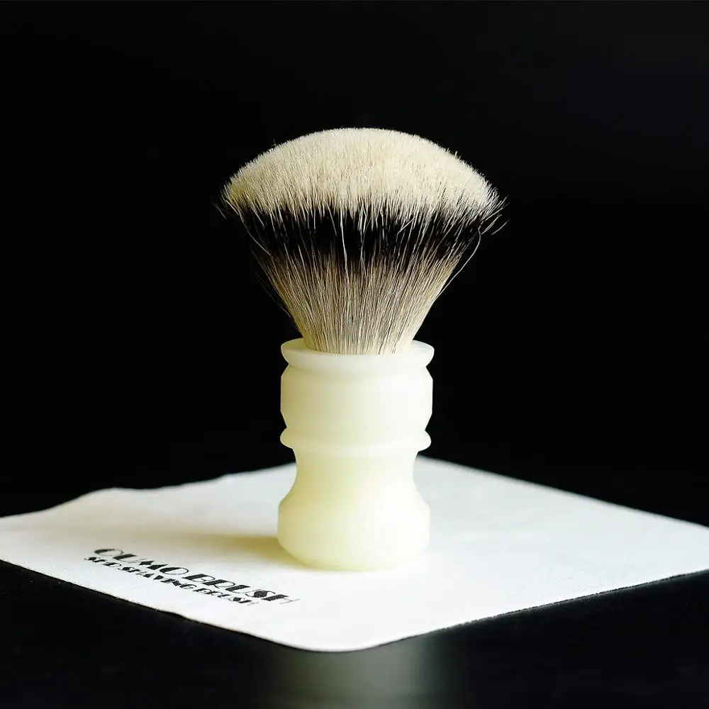 OUMO BRUSH-SHD HMW silvertip& Manchuria Лучшие 2band& WT лучшие белые матовые ручки из смолы
