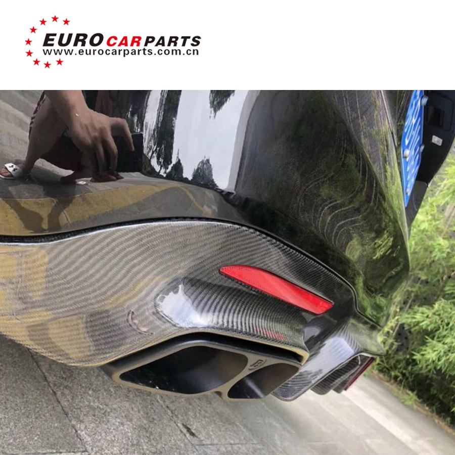 S класс w222 S63 S65 карбоновый задний диффузор для w222 S63 S65 to B Стиль карбоновый задний спойлер