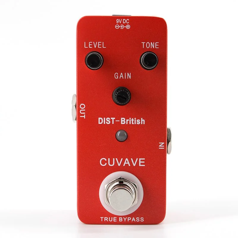 Cuvave British Distortion Guitar Effect Pedal Based on Classic JCM Amp True bypass Effects Stompbox Accessory |