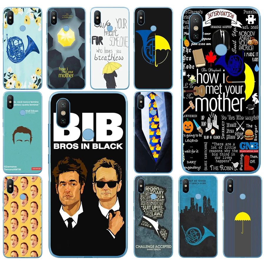 121DD how i met your mother himym quotes Мягкий силиконовый чехол для Xiao mi Red mi 6 6a mi 8 a2 lite note 5 6 pro 7 Case