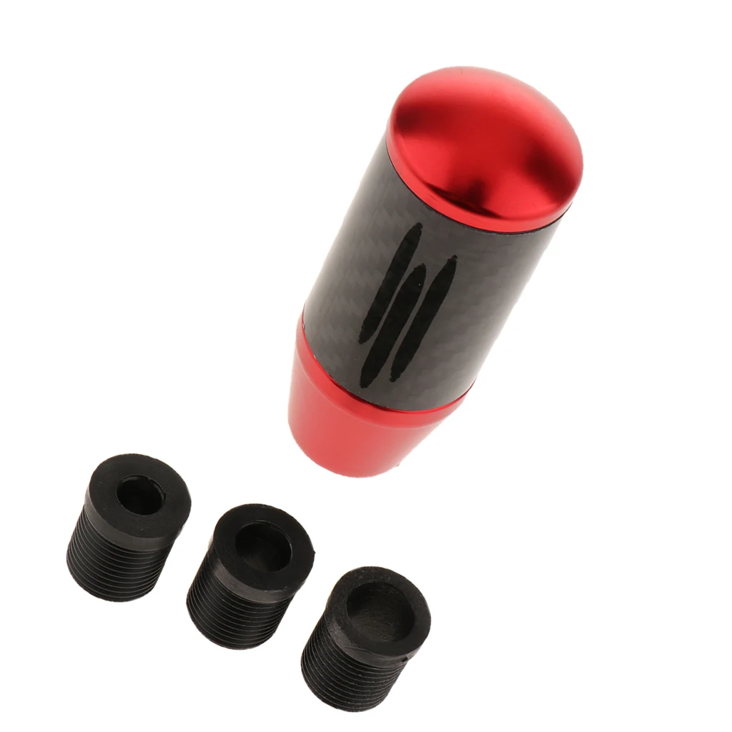 Auto Carbon fiber Manual Car Gear Stick Shifter Lever Gear Shift Knob