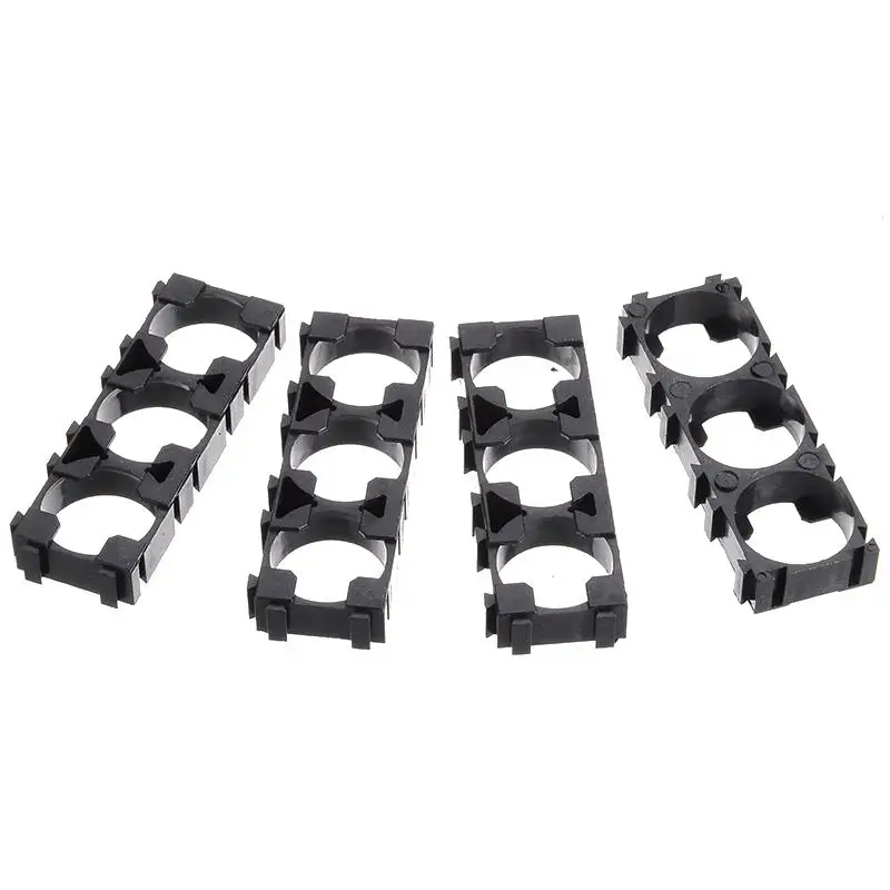 20pcs 3x Cell 18650 Battery Spacer Plastic Battery Radiating Shell Storage Holder Bracket 6x2x0.8cm