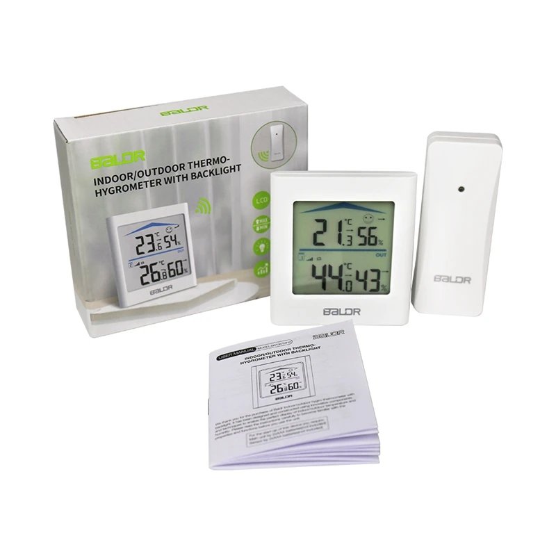 Thermometer Hygrometer Digital Thermometer Temperature And Humidity Meter Hygrometer Thermometer Temperature Sensor Baldr Digital LCD Weather Station