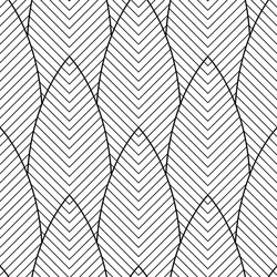 Peel and Stick Wallpaper Geometric Abstract Arc Line Black/White Removable Contact Paper For Home Bathroom Wallpaper Decorations