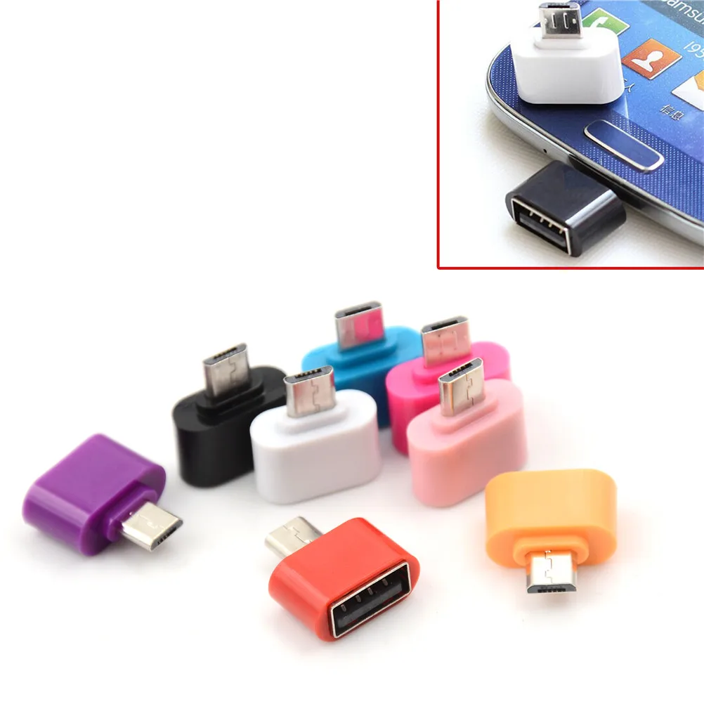 3/6pcs Factory Price Hot Selling Micro USB To USB OTG Mini Adapter Converter For Android SmartPhone