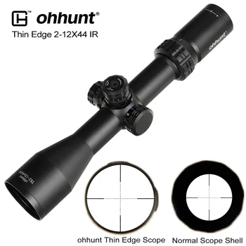 

Reddot Thin Edge 2-12X44 IR Hunting Riflescopes Mil Dot Glass Etched Reticle RGB Illumination Turrets Lock Reset Shooting Scope