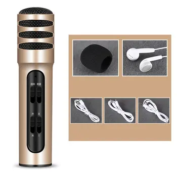 

Professional Phone Microphone Condenser Microphone Karaoke Mic for Live Singing Recording Cardioid Pickup Microphone