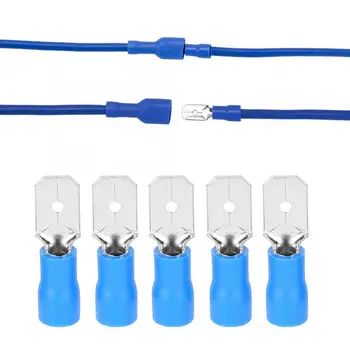 

1000Pcs MDD2-250 Cold-Pressed Brass Crimp Terminal Connectors for Electric Engineering Crimp Terminal