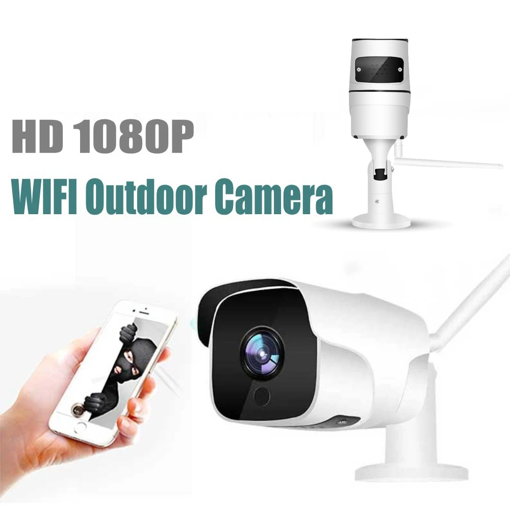 PROKER Wi Fi IP Камера EC60 1080P Беспроводной проводной P2P наружного видеонаблюдения пуля с