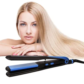 

2 in 1 Hair Straightener Ceramic Professional Hair Tourmaline Corn Plate Straightening Irons Styling Tool with 360Swivel Cord