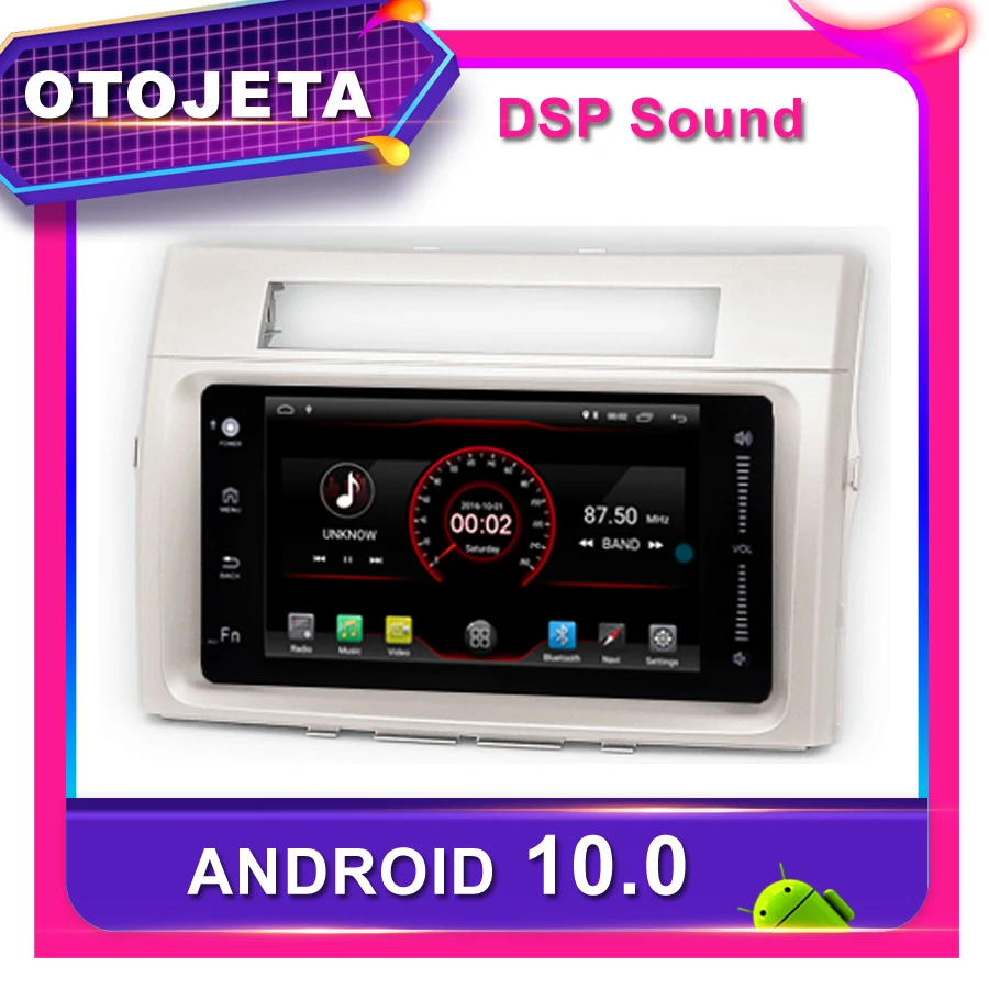 Рамка android 10,0 dvd-плеер автомобильный Радио для Toyota Corolla Verso 2006 Автомобильный gps verso 2004 2007 2008 2009 мультимедийная лента рекордер
