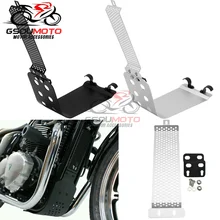 Мотоциклетная противоскользящая пластина, Защита радиатора, масляный радиатор двигателя, крышка для Triumph Bonneville T100 T214 SE T120 Thruxton Scramble 900 01-15