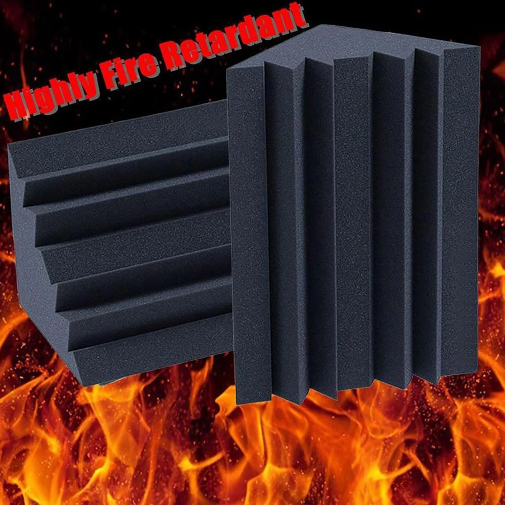 Sponge Soundproof Foam Acoustic Bass Trap Corner Absorbers For Meeting Studio Room