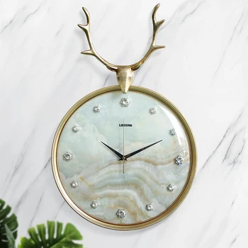 

Decorative Luxury Gold Wall Clock Large Bedroom Modern Unique Wall Thick Watches Novelty Living Room Watch Home Decor II50BGZ