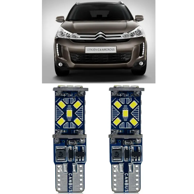 Лучший парковка светильник лампы для Citroen C1 mk1 2 C2 C3 mk1 2 Picasso Pluriel C4 LC C4 Aircross BU автомобиля светодиодная лампа светильник 12v 2 шт./лот