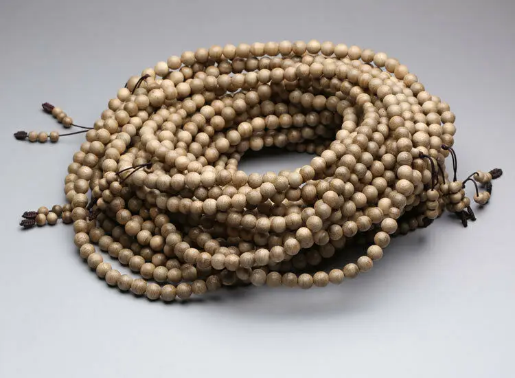 Tibetan Buddhism 108 Malay Eaglewood beads prayer Beads Mala Necklace