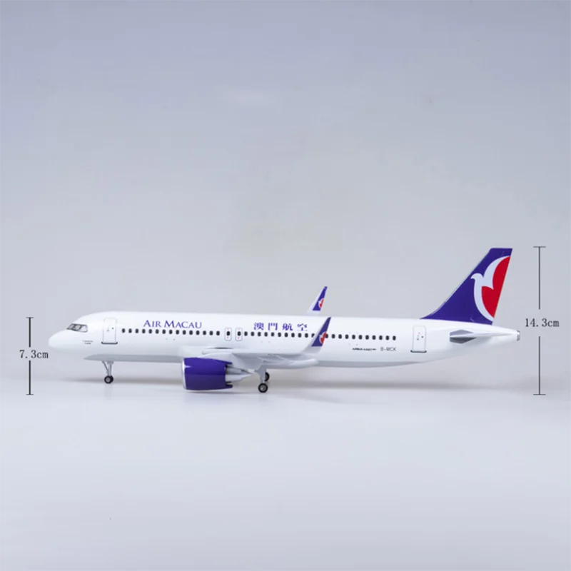 エア・アラビア航空　1/80エアバスA320　旅客機 プラモデル おもちゃ ハンドメイド 模型 樹脂 完成品X8T198 ディスプレイスケールの航空機 47cm 1:80 エアアラビア エアバス A320