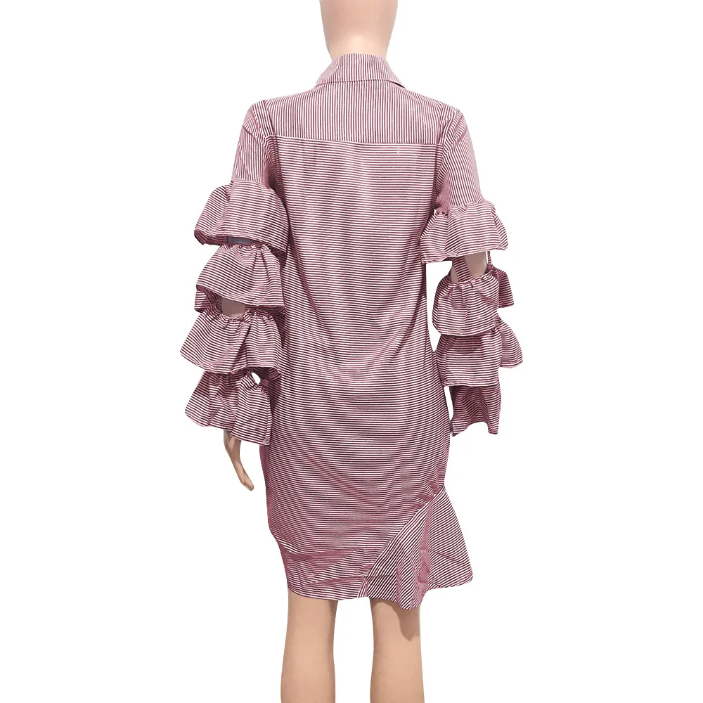 Новое Элегантное модное Стильное осеннее женское платье в африканском стиле из полиэстера большого размера S-3XL