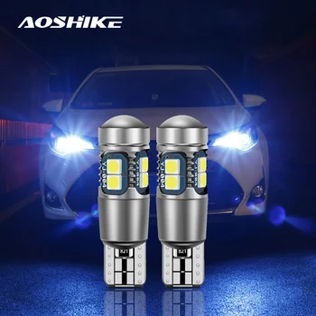 

2PCS High Quality T10 W5W Super Bright 3030 LED Car Interior Reading Dome Light Marker Lamp 168 194 LED Auto Wedge Parking Bulbs