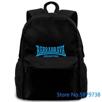 

Barra Brava Argentina Boca River plate Foorball fans Barrabrava Ultras Hip-Hop Simple Splicing women men backpack laptop