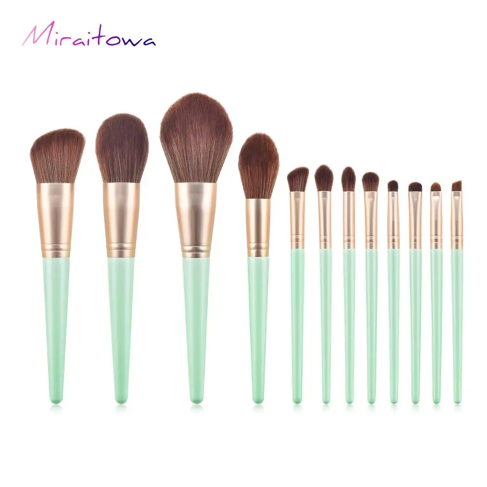 

Makeup Brush Set 12pcs Delicate Makeup Brushes Powder Foundation Contour and Eye Brushes 2019 New Model Cosmetics Makeup