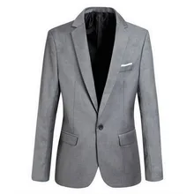 Мужской приталенный Блейзер, куртка, Весенняя мода, однотонный мужской костюм, пиджак, свадебное платье, пальто, повседневный деловой мужской костюм, пальто