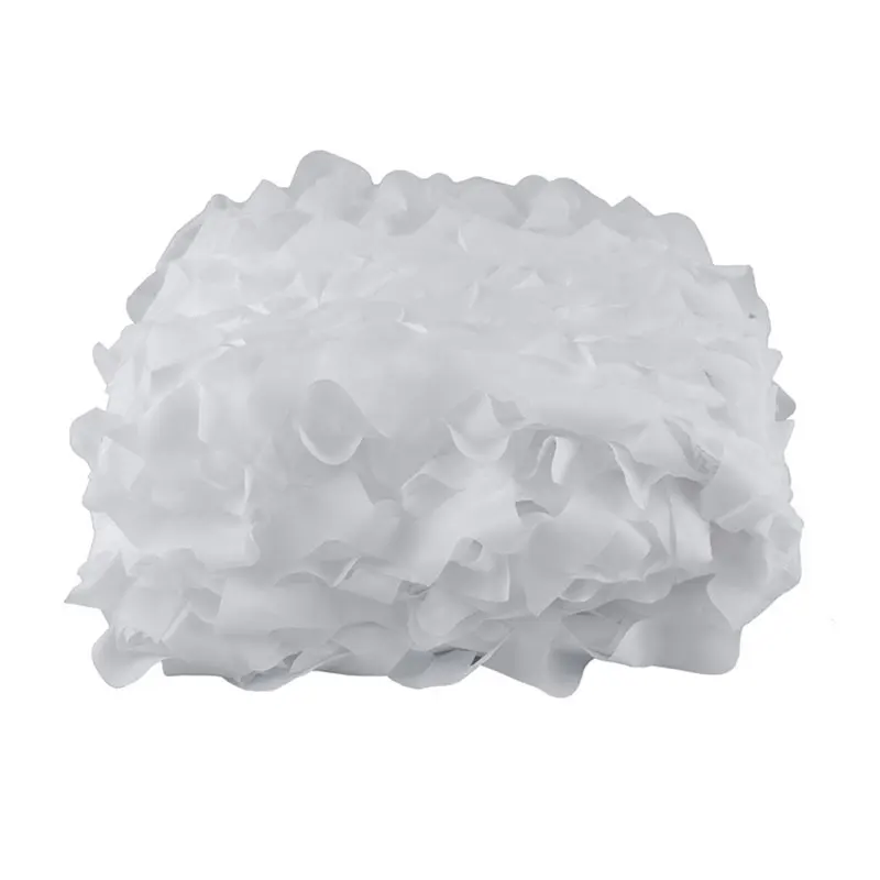 MENFLY 3x6M Single Cut White Camouflage Courtyard Fence Decoration Sun Shade Net  SunShelter Jungle Covert Hunting Wigwam