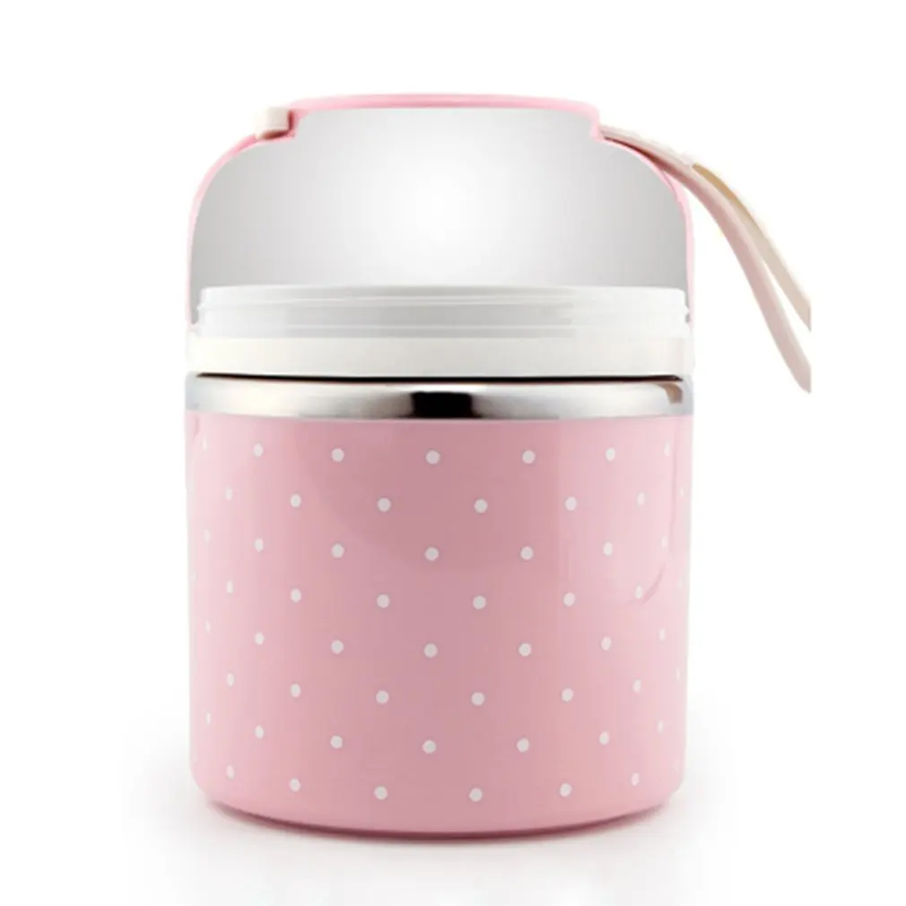 

Portable Stainless Steel Insulated Lunch Box Insulated Lunch Box Multi-layer Lunch Box Student Divided Lunch Box